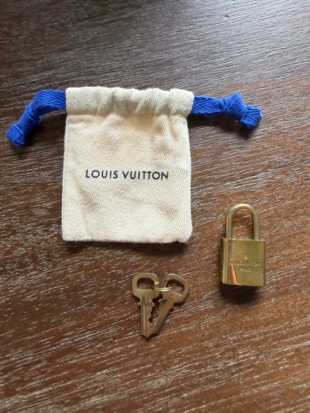 Louis Vuitton Lock, Keys and Bag